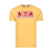 Vintage Mustard cancer ribbon with daisy Vintage Tee - TumblerDesignByShophia