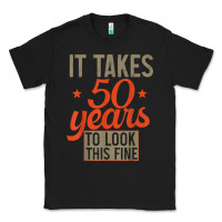 Black 50 years old 50th birthday gifts for men and women Classic Tee - minhPixels