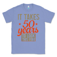 Colony Blue 50 years old 50th birthday gifts for men and women Classic Tee - minhPixels