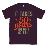 Plum 50 years old 50th birthday gifts for men and women Classic Tee - minhPixels