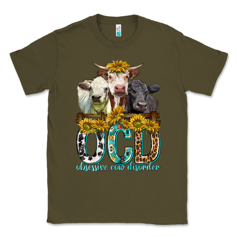 Obsessive Cow Disorder With Cows Classic Tee by texasbilliewilder | Teevron