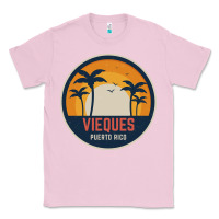 Bubblegum Pink Vieques Puerto Rico Classic Tee - minhPixels