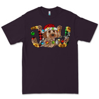 Plum Cockapoo Christmas Joy Premium Tee - RanaPortraitStore