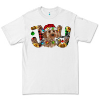 White Cockapoo Christmas Joy Premium Tee - RanaPortraitStore