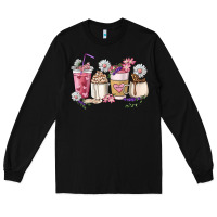 Black Mama coffee cup mother's day Long Sleeve Tee - HowdyJamesFarm