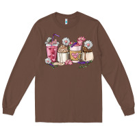 Chestnut Mama coffee cup mother's day Long Sleeve Tee - HowdyJamesFarm