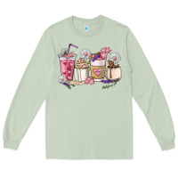 Matcha Mama coffee cup mother's day Long Sleeve Tee - HowdyJamesFarm