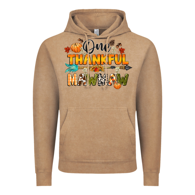 One Thankful Mawmaw Vintage Hoodie by CowGirlArtShop | Teevron