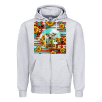 Heather Grey Charolais Calf Gemstone Zipper Hoodie - LillyAllenDesigns