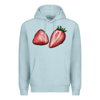 Blue Mist strawberries Premium Hoodie - BundleAndBundleShop