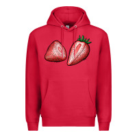 Cardinal strawberries Premium Hoodie - BundleAndBundleShop