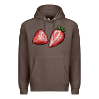Coffee strawberries Premium Hoodie - BundleAndBundleShop