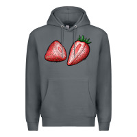 Rock strawberries Premium Hoodie - BundleAndBundleShop