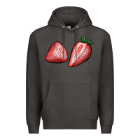 Smoke strawberries Premium Hoodie - BundleAndBundleShop