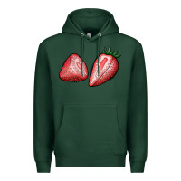 Sports Green strawberries Premium Hoodie - BundleAndBundleShop