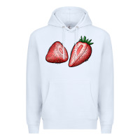 White strawberries Premium Hoodie - BundleAndBundleShop