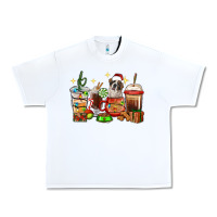 White Christmas coffee cups with Saint Bernard Urban Heavy Tee - RanaPortraitStore