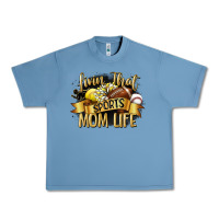 Pebble Blue livin that sports mom life Urban Heavy Tee - CowGirlArtShop