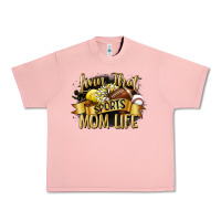 Salmon livin that sports mom life Urban Heavy Tee - CowGirlArtShop