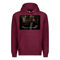 Burgundy Phil Leotardo How About This Humidity Premium Hoodie - minhPixels