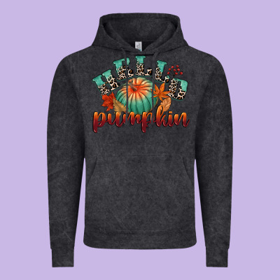 Hello Pumpkin Vintage Hoodie Designed By Cowgirlartshop