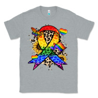 Heather Grey Pride ribbon Classic Tee - NancyCooperArtShop