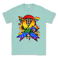 Seafoam Pride ribbon Classic Tee - NancyCooperArtShop