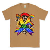 Toasted Coconut Pride ribbon Classic Tee - NancyCooperArtShop