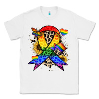 White Pride ribbon Classic Tee - NancyCooperArtShop