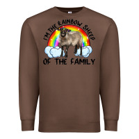 Chestnut i'm the rainbow sheep of the family suffolk sheep black face sheep Premium Sweatshirt - Artiststas