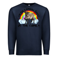 Navy i'm the rainbow sheep of the family suffolk sheep black face sheep Premium Sweatshirt - Artiststas