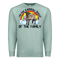 Seafoam i'm the rainbow sheep of the family suffolk sheep black face sheep Premium Sweatshirt - Artiststas