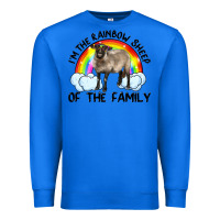 True Royal i'm the rainbow sheep of the family suffolk sheep black face sheep Premium Sweatshirt - Artiststas