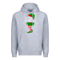 Heather Grey matching family group i'm the jovie elf christmas t shirt Premium Hoodie - minhPixels