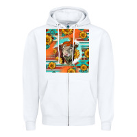 White Hereford Bull Zipper Hoodie - LillyAllenDesigns