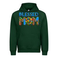 Forest Green blessed mom autism Urban Hoodie - AdoDesignShop