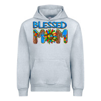 Heather Grey blessed mom autism Urban Hoodie - AdoDesignShop