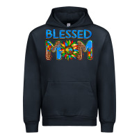 Navy blessed mom autism Urban Hoodie - AdoDesignShop