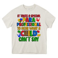 Cream it takes a special paraprofessional to hear what a Heavy Core Tee - Artiststas
