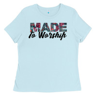 Baby Blue Made to Worship Ladies Tee - Bettercallsaul
