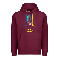 Burgundy B.At.Man 80 Years Many Faces Premium Hoodie - minhPixels