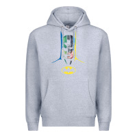 Heather Grey B.At.Man 80 Years Many Faces Premium Hoodie - minhPixels