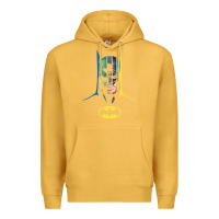 Mustard B.At.Man 80 Years Many Faces Premium Hoodie - minhPixels