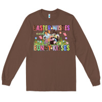 Chestnut Easter wishes and bunny kisses Easter gnomies  Eas Long Sleeve Tee - CowGirlArtShop
