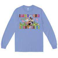 Colony Blue Easter wishes and bunny kisses Easter gnomies  Eas Long Sleeve Tee - CowGirlArtShop