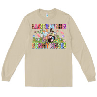 Mushroom Easter wishes and bunny kisses Easter gnomies  Eas Long Sleeve Tee - CowGirlArtShop