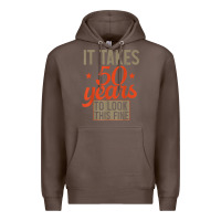 Coffee 50 years old 50th birthday gifts for men and women Premium Hoodie - minhPixels