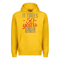 Lemon 50 years old 50th birthday gifts for men and women Premium Hoodie - minhPixels
