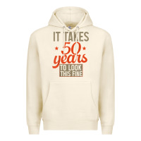 Tofu 50 years old 50th birthday gifts for men and women Premium Hoodie - minhPixels