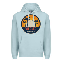 Blue Mist Vieques Puerto Rico Premium Hoodie - minhPixels